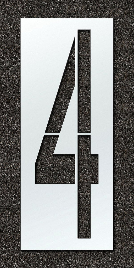 Airport Pavement Stencil 4 108 in