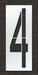 IndividualStencil Number Polyethylene