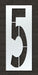 IndividualStencil Number Polyethylene