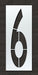 IndividualStencil Number LDPE