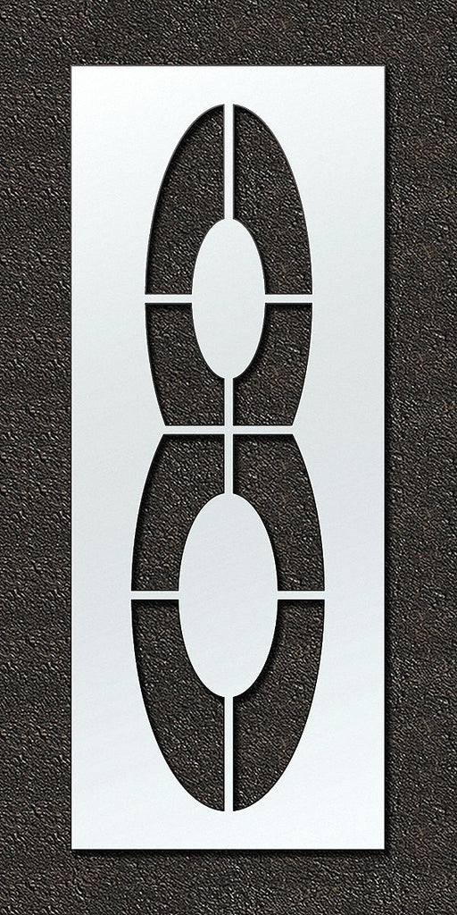 Airport Pavement Stencil 8 108 in