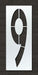 IndividualStencil Number LDPE