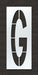 IndividualStencil Letter LDPE