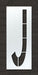 IndividualStencil Letter LDPE