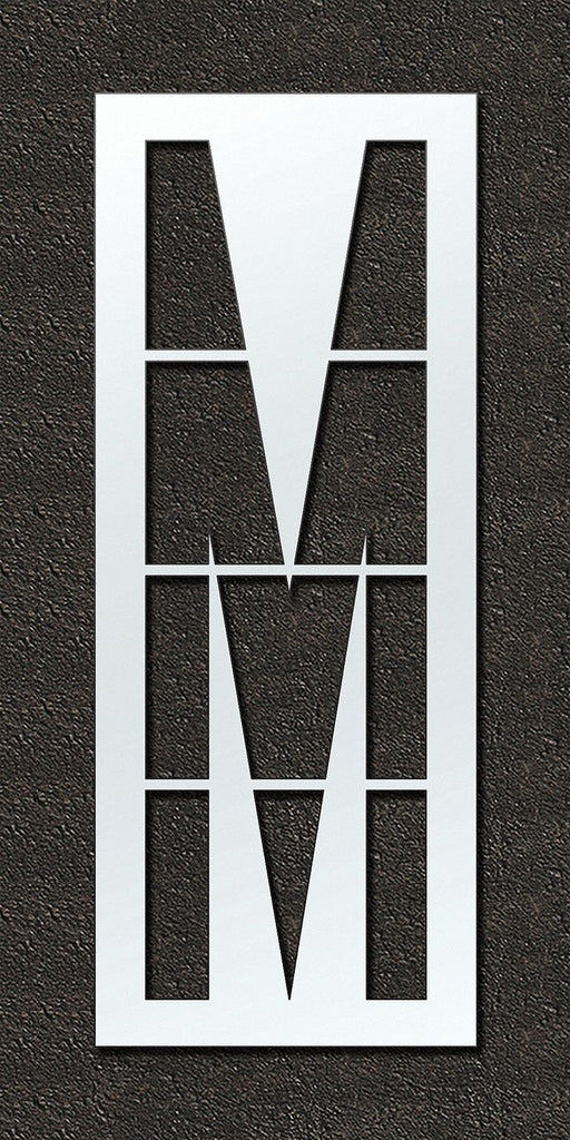 Airport Pavement Stencil M 120 in