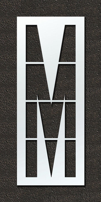 IndividualStencil Letter LDPE