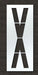 IndividualStencil Letter LDPE