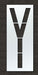 IndividualStencil Letter LDPE