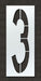 IndividualStencil Number LDPE