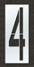 IndividualStencil Number LDPE