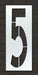 IndividualStencil Number LDPE