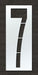 IndividualStencil Number LDPE