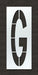 IndividualStencil Letter LDPE