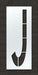 IndividualStencil Letter LDPE