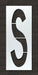 IndividualStencil Letter LDPE