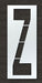 IndividualStencil Letter LDPE