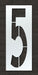 IndividualStencil Number LDPE