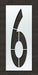 IndividualStencil Number LDPE