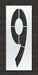 IndividualStencil Number LDPE