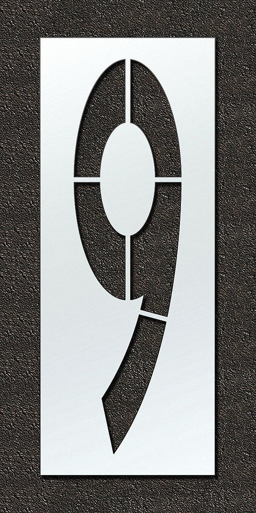 Airport Pavement Stencil 9 144 in