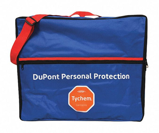 Tote Bag Blue Polyester Red Straps