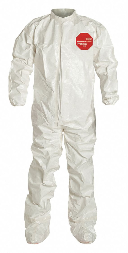 Coveralls 3XL Wht Tychem 4000 PK4