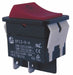 Rocker Switch No Lens/Lamp Red On/Off