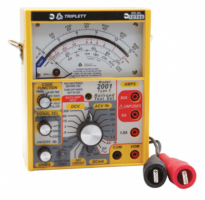 Analog Railroad Tester 600V 1000 Ohms