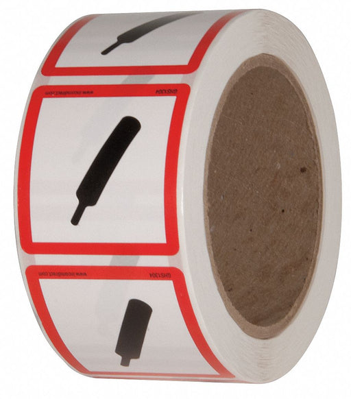 GHS Label 2 in H 2 in W Paper PK500