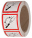 GHS Label 2 in H 2 in W Paper PK500