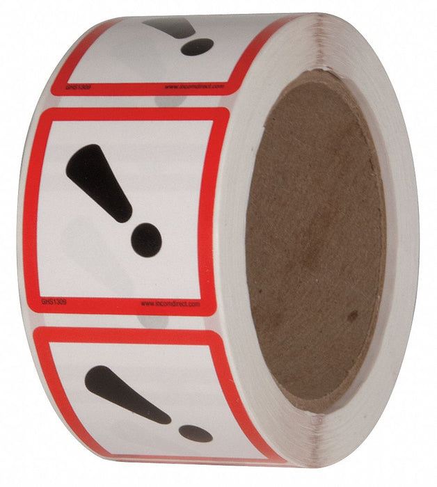 GHS Label 2 in H 2 in W Paper PK500