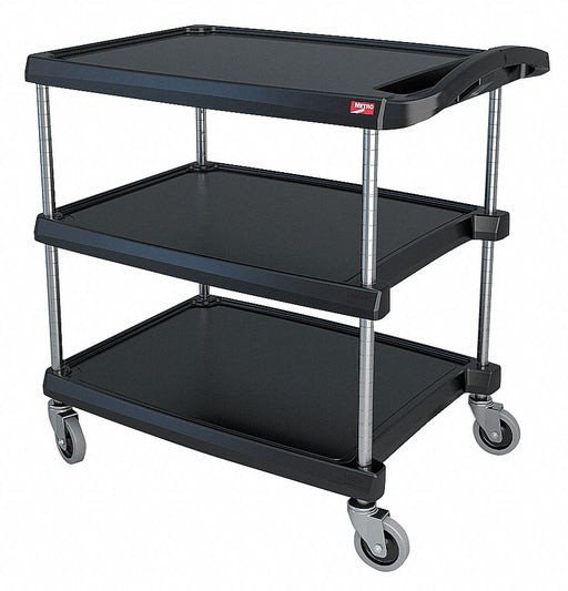 M6560 Utility Cart 400 lb Load Cap. 3 Shelves