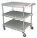 M6560 Utility Cart 400 lb Load Cap. 3 Shelves
