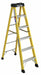 Stepladder Fiberglass 6 ft H 300 lb Cap