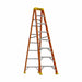 Stepladder Fiberglass 8 ft H 300 lb Cap