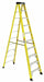 Stepladder Fiberglass 10 ft H 300 lb Cap
