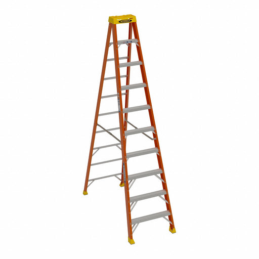Stepladder Fiberglass 10 ft H 300 lb Cap