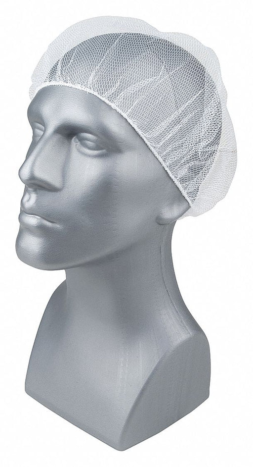 H8271 Hairnet Polyester White 21 in PK100