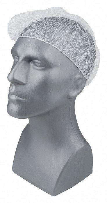 H8268 Hairnet Polyester White 18 in PK100