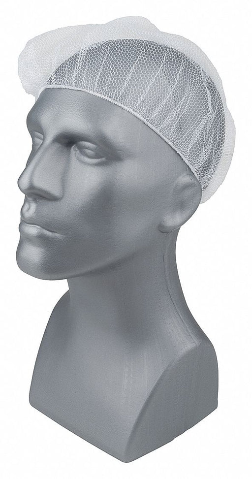 H8268 Hairnet Polyester White 18 in PK100