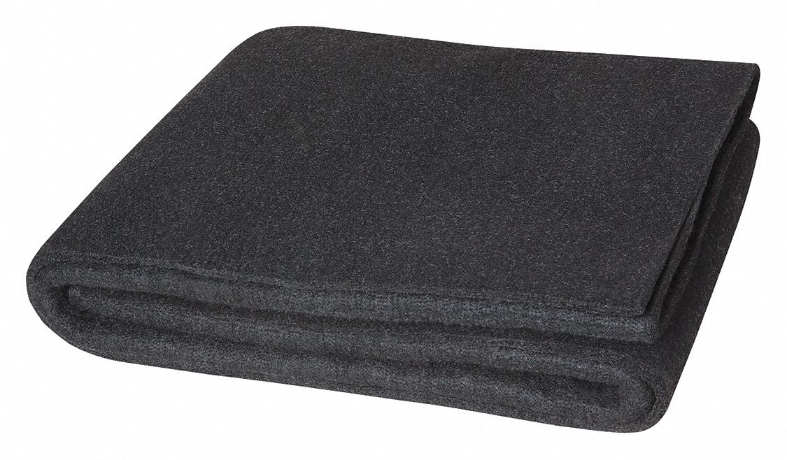 Welding Blanket 4 ft W 6 ft L Black
