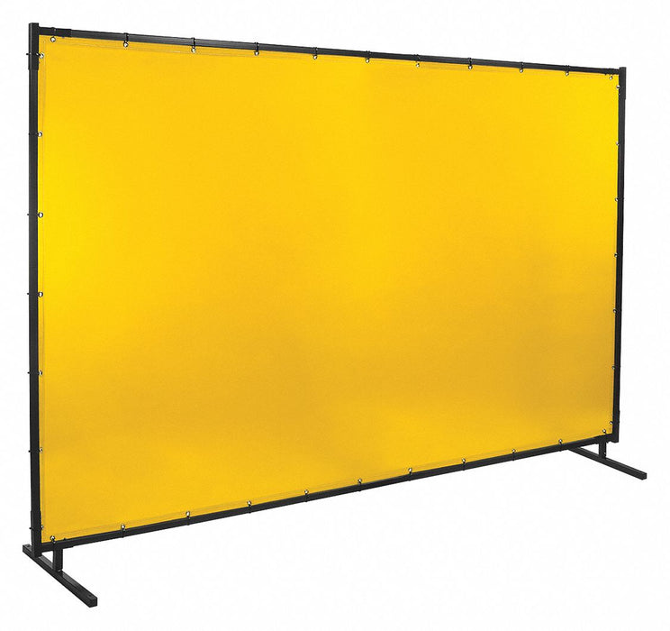 Welding Screen 6 ft H 10 ft W Yellow