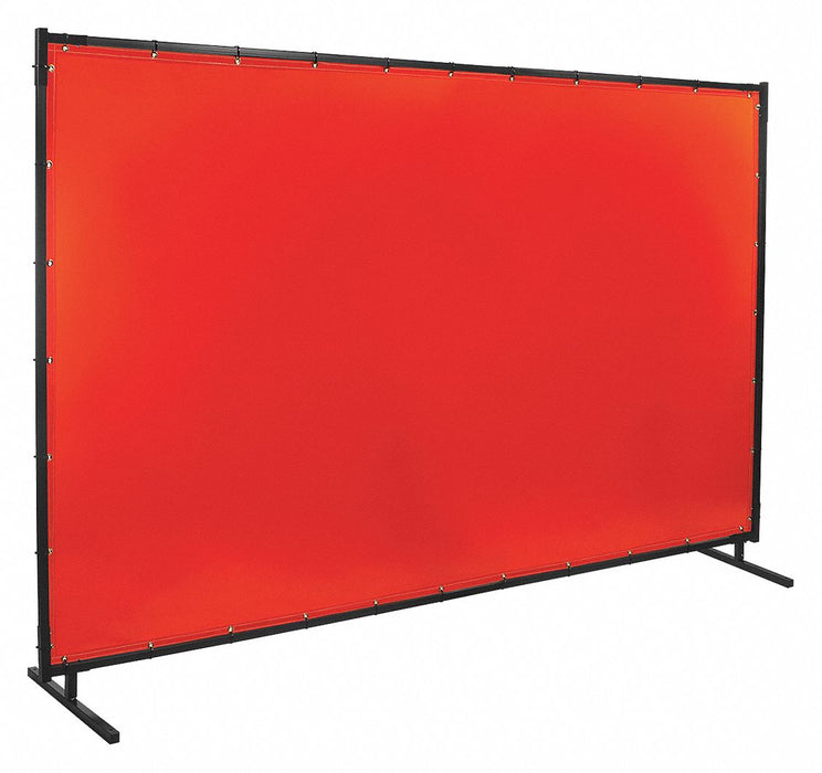 Welding Screen 6 ft H 10 ft W Orange
