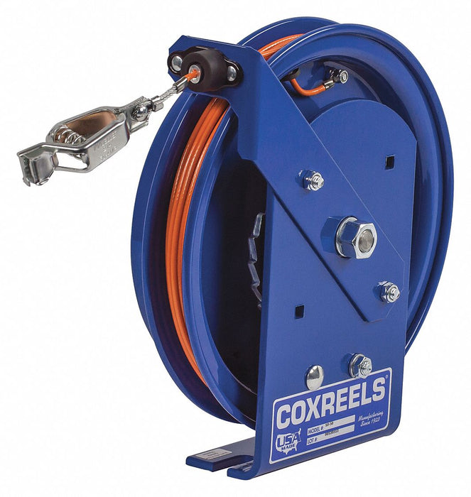 Cable Reel Spring 50 ft Cable 11-1/2 H