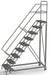 Rolling Ladder 9 Steps Serrated Tread