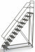 Rolling Ladder 11 Steps Serrated Tread