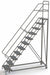 Rolling Ladder 11 Steps Perforated Tread