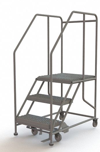 Rolling Work Platform Steel 3 Steps