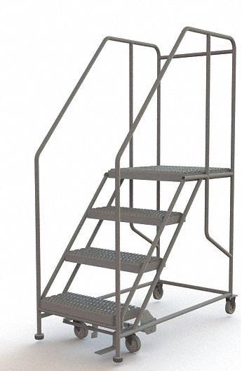 Rolling Work Platform Steel 4 Steps