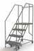 Rolling Work Platform Steel 4 Steps